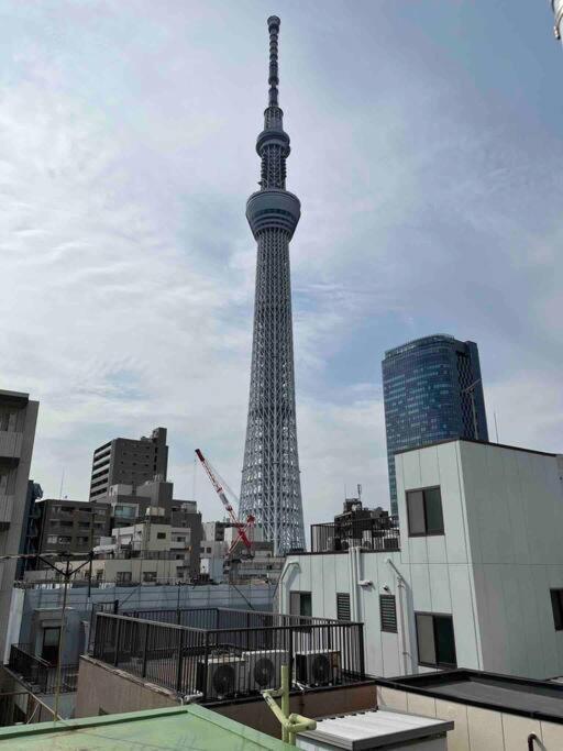 Ferienwohnung 403 Oshiage Sta 3Mins Walk! Wi-Fi & Elevator 4Pax Präfektur Tokio Exterior foto