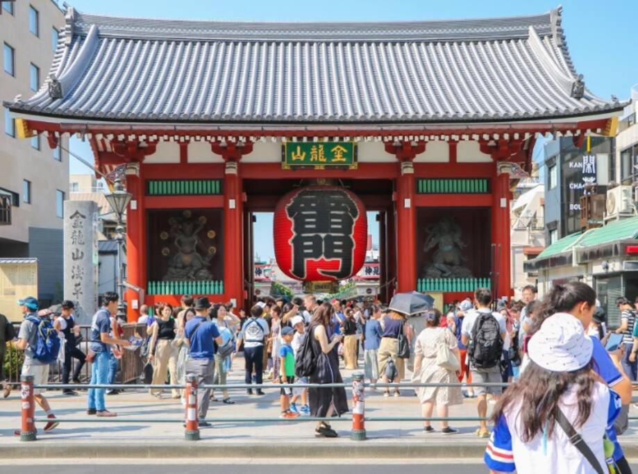 Ferienwohnung 403 Oshiage Sta 3Mins Walk! Wi-Fi & Elevator 4Pax Präfektur Tokio Exterior foto