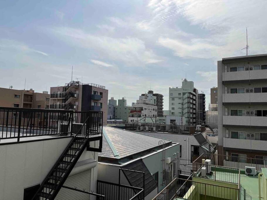 Ferienwohnung 403 Oshiage Sta 3Mins Walk! Wi-Fi & Elevator 4Pax Präfektur Tokio Exterior foto